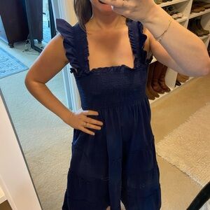 Navy Ellie Nap dress -Hill House